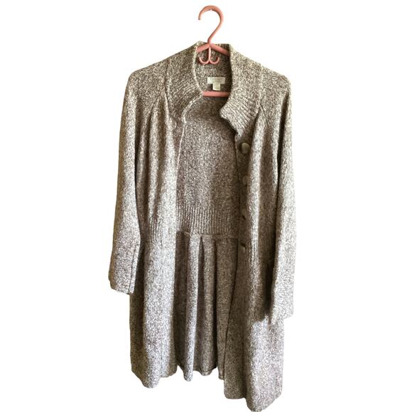Christopher & Banks Heavy Knit  1/2 Button Sweater Jacket Size 5 - Picture 1 of 4
